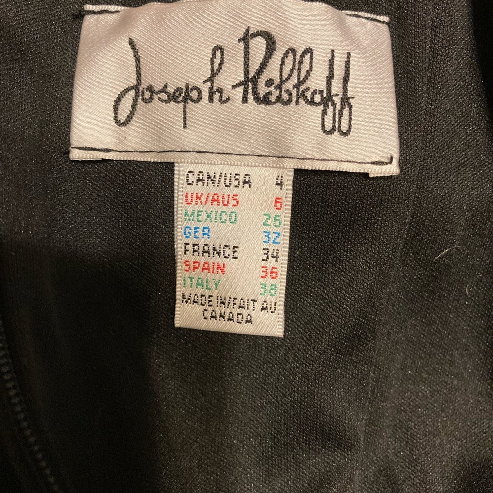 Joseph Ribkoff black/white dress size 4 - Worn only once - Picture 6 of 7